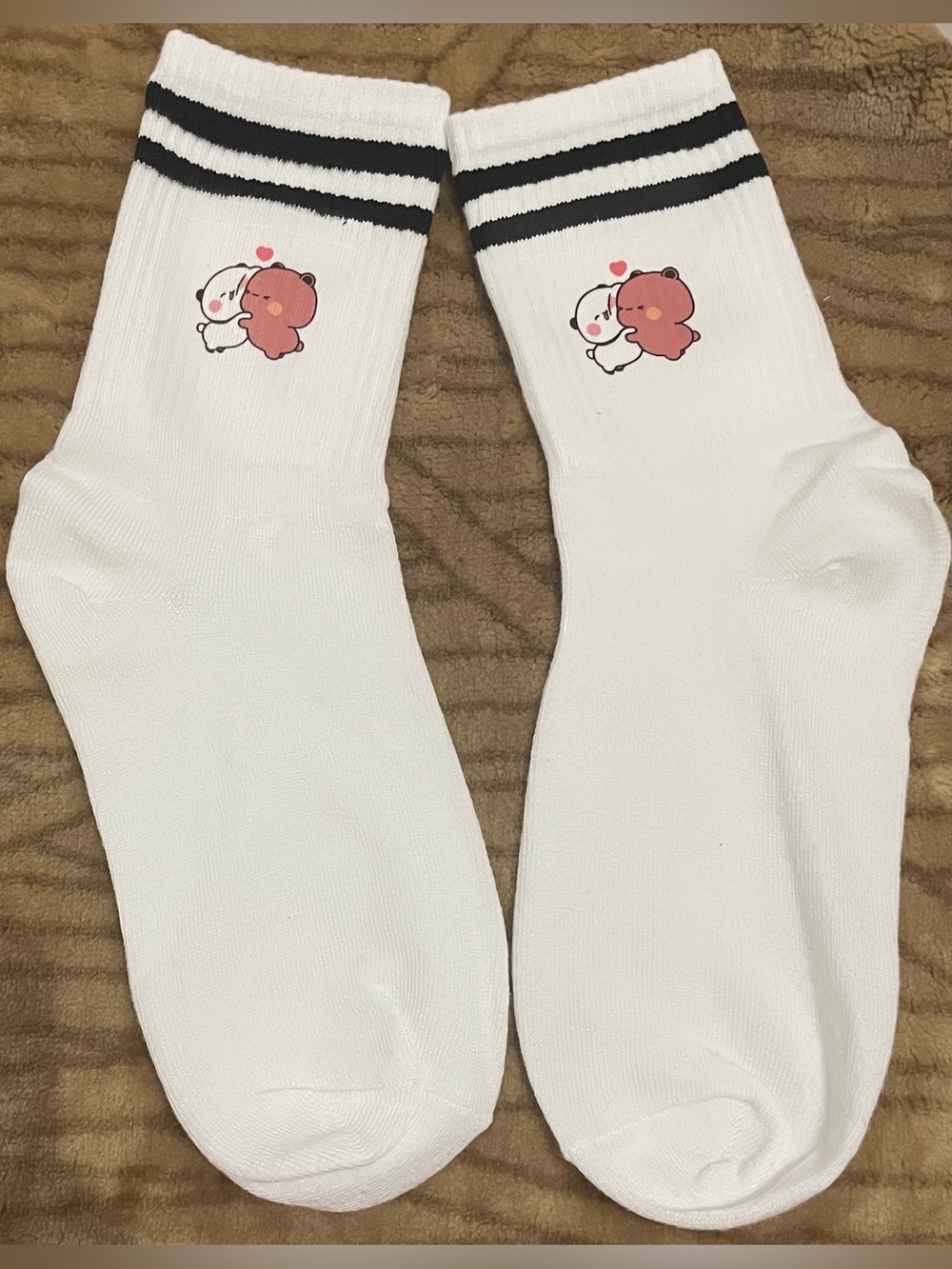 Bubu and Dudu Socks - panda and bear socks design 5